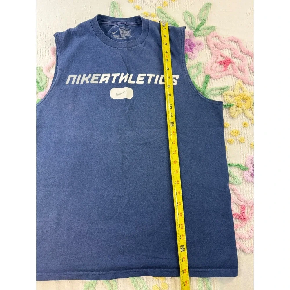 Nike Athletics Navy Blue Sleeveless Athletic Tank‎ Top Men's Size M